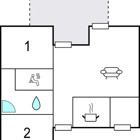 Дом отдыха 2 Bedroom In Рехлин