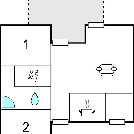 Tatil Evi 2 Bedroom In Rechlin